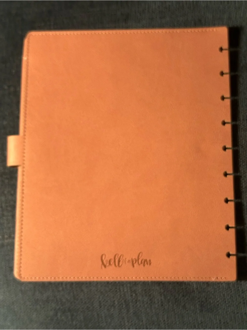 Kell of a Plan Blush Coral Classic  Snap Planner Cover